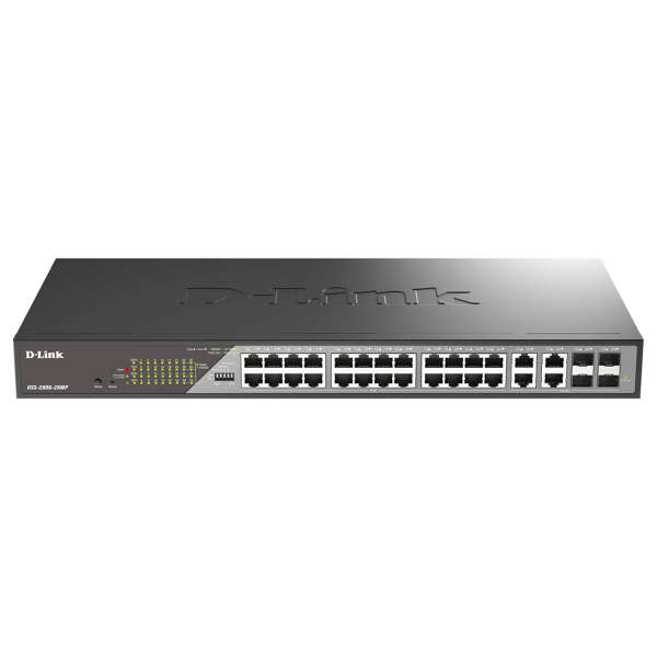 D-Link DSS 200G-28MP - Switch - managed - 24 x 10/100/1000 (PoE)