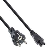 InLine Netzkabel für Notebook - 3pol C5 Kupplung - schwarz - 3m
