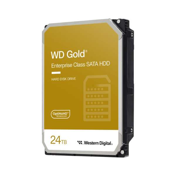 WD Gold - Festplatte - Enterprise - 24 TB - intern - 3.5" (8.9 cm)