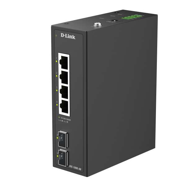 D-Link DIS 100G-06 - Switch - industriell - unmanaged