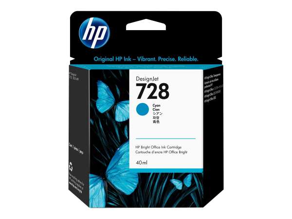 HP 728 - 40 ml - Cyan - original - DesignJet