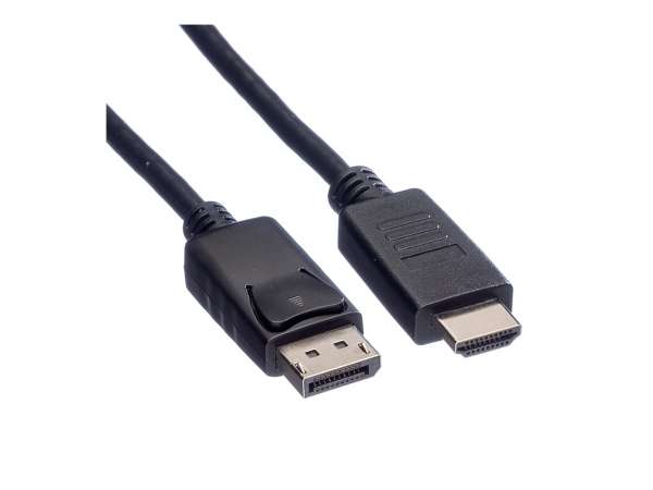 ROLINE Green - Adapterkabel - DisplayPort männlich eingerastet zu HDMI männlich