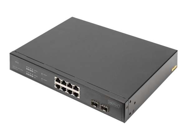 DIGITUS Switch - unmanaged - 8 x 10/100/1000 (PoE)