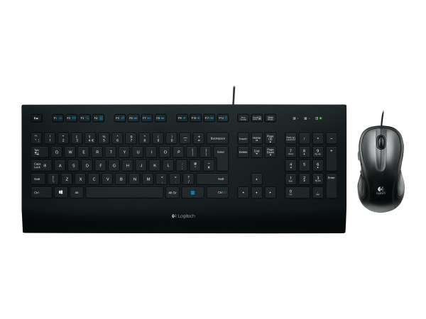 Logitech Corded K280e - Tastatur - USB - Schweiz
