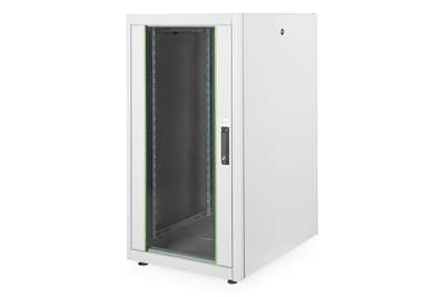 DIGITUS Dynamic Basic DN-19 22U-6/8-D - Schrank Netzwerkschrank - Hellgrau, RAL 7035 - 22U - 48.3 cm