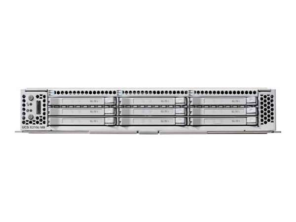 Cisco UCS X210c M8 - Server - Rechenknoten - zweiweg - keine CPU - RAM 0 GB - SATA/SAS/NVMe - Hot-Sw