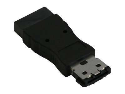 InLine eSATA auf SATA Adapter - eSATA Stecker an SATA Buchse