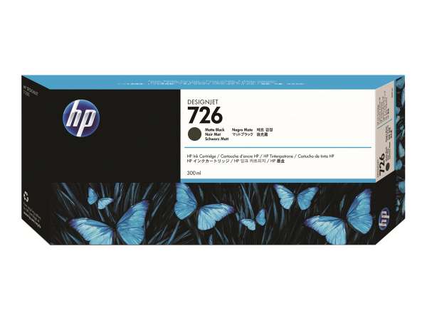 HP 726 - 300 ml - mattschwarz - original - DesignJet