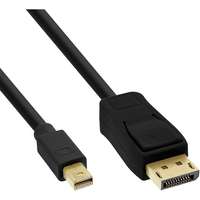 InLine Mini DisplayPort zu DisplayPort Kabel - schwarz - 2m
