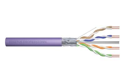 DIGITUS CAT 6 F/UTP Datenkabel - Verlegekabel, 100 m, Simplex, Eca