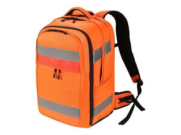 Dicota Hi-Vis - Rucksack - 32 - 38 Liter - Thermoplastisches Polyurethan (TPU)