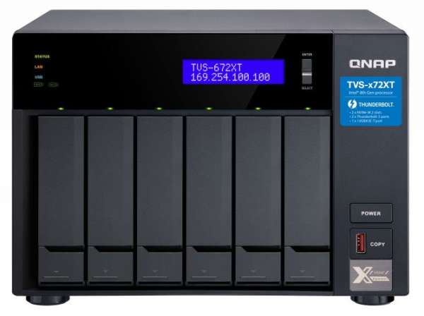 QNAP TVS-672XT - NAS-Server - 6 Schächte - SATA 6Gb/s