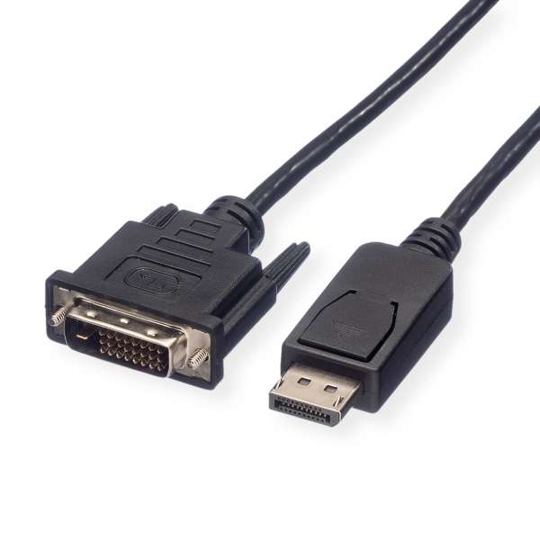 ROLINE Videokabel - DisplayPort (M) zu DVI-D (M)