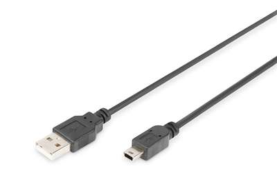 DIGITUS USB-Kabel - USB (M) zu Mini-USB, Typ B (M)