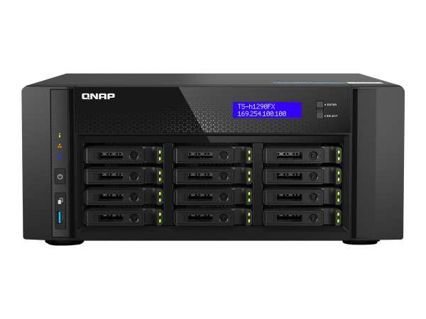 QNAP TS-h1290FX - NAS-Server - 12 Schächte -
