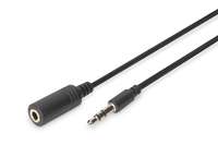 DIGITUS ASSMANN - Audioverlängerungskabel - mini-phone stereo 3.5 mm weiblich zu mini-phone stereo 3