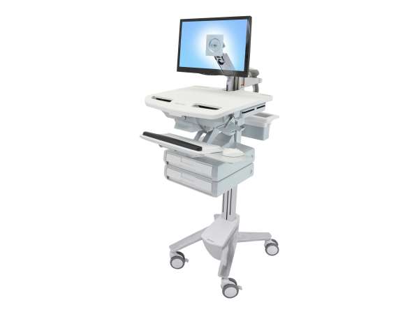Ergotron Wagen - offene Architektur - für LCD-Display / PC-Ausrüstung - mit LCD-Arm, 2 Schubladen (1