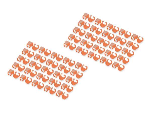 DIGITUS Farbclips für Patchkabel - Orange