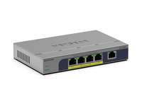 Netgear GS105PP - Switch - unmanaged - 1 x 10/100/1000 + 4 x 10/100/1000 (PoE+)