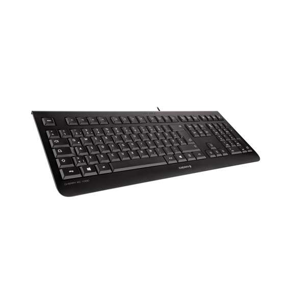 Cherry KC 1000 - Tastatur - Deutsch - Schwarz