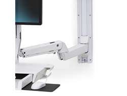 Ergotron Sit-Stand Combo Extender - Montagekomponente (Verlängerungsarm, Wandschienenhalterung, Arma
