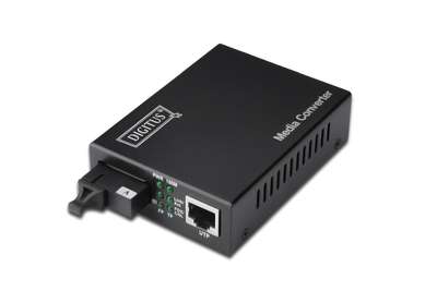 DIGITUS Bidirectional - Medienkonverter - 100Mb LAN - 10Base-T, 100Base-FX, 100Base-TX - RJ-45 / SC