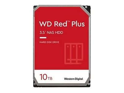QNAP WD Red Plus WD100EFGX - Festplatte - 10 TB - intern - 3.5" (8.9 cm)