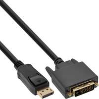 InLine DisplayPort zu DVI Konverter Kabel - schwarz - 1,5m