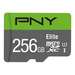 PNY Elite - Flash-Speicherkarte - 256 GB - A1 / Video Class V10 / UHS Class 1 / Class10