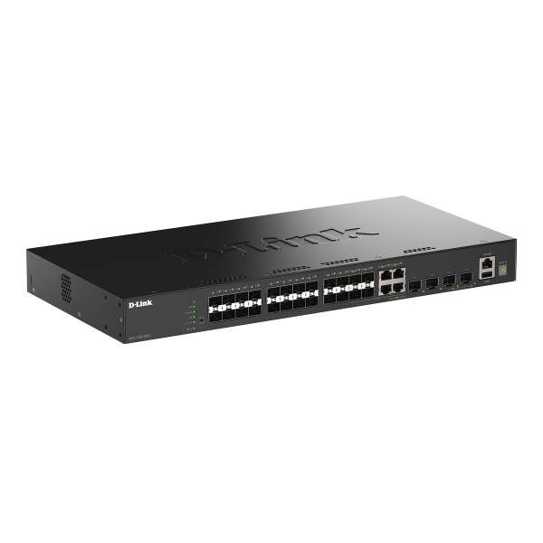 D-Link DGS 1530-28SC - Switch - L2+ - Smart - 24 x 10/100/1000 + 4 x Gigabit SFP + 4 x 10 Gigabit SF