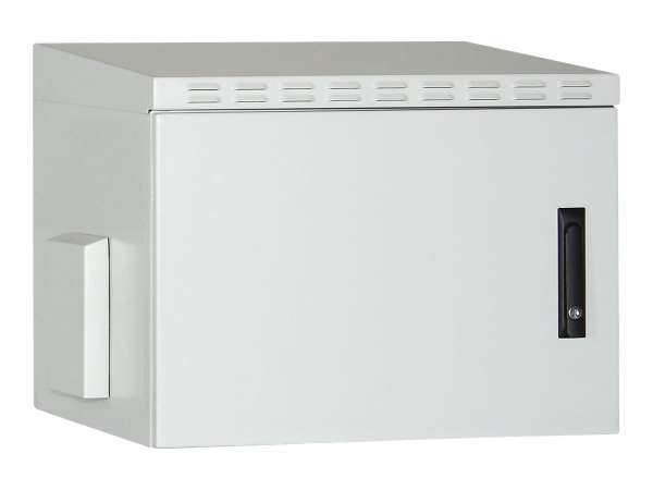 DIGITUS Professional - Gehäuse - geeignet für Wandmontage - Hellgrau, RAL 7035 - 9U - 48.3 cm (19")