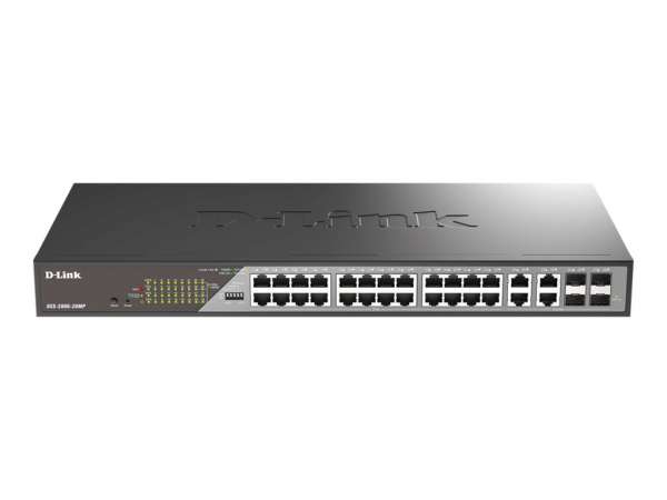 D-Link DSS 200G-28MP - Switch - managed - 24 x 10/100/1000 (PoE)