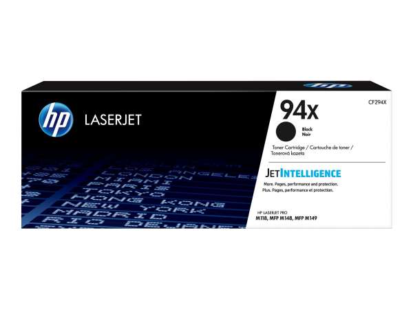 HP 94X - Schwarz - original - LaserJet - Tonerpatrone (CF294X)