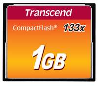 Transcend Flash-Speicherkarte - 1 GB - 133x