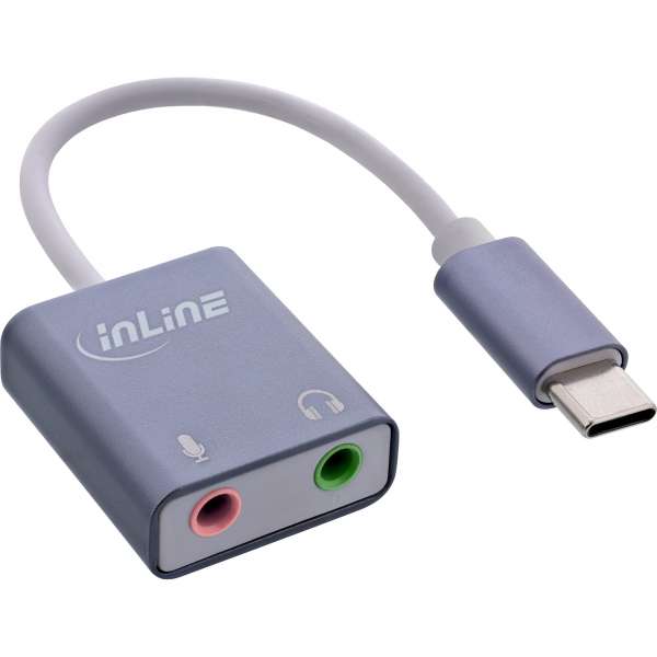 InLine USB Audio Soundadapter - USB-C Kabel