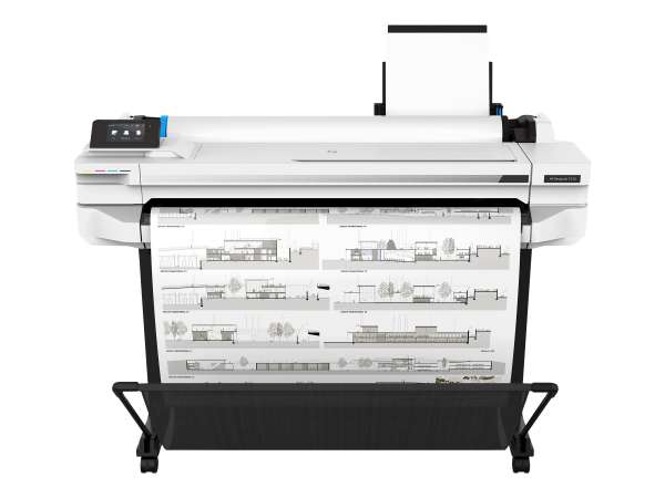 HP DesignJet T530 - 914 mm (36") Großformatdrucker - Farbe - Tintenstrahl - A0, ANSI D, Rolle (91,4