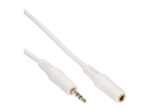 InLine Audioverlängerungskabel - mini-phone stereo 3.5 mm weiblich zu mini-phone stereo 3.5 mm männl