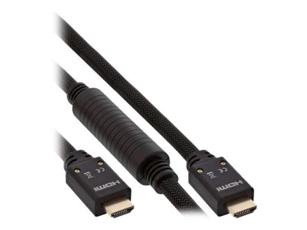 InLine HDMI Aktiv-Kabel - HDMI-High Speed mit Ethernet - 4K2K - ST/ST - 20m