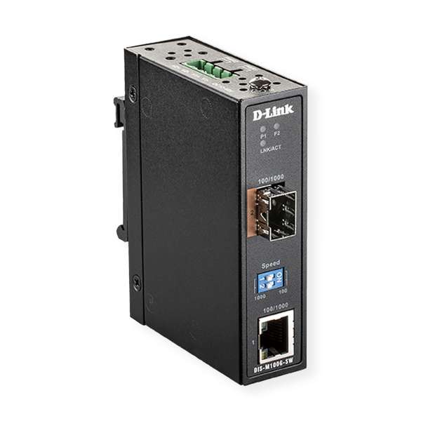 D-Link DIS M100G - Medienkonverter - 1GbE - 1000Base-T - RJ-45 / SFP (mini-GBIC)