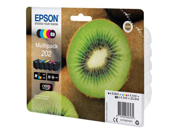 Epson Multipack 202 - 5er-Pack - Schwarz, Gelb