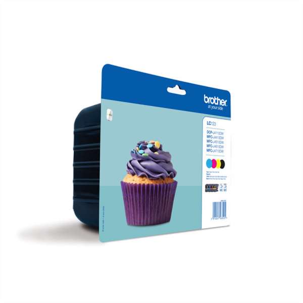 Brother LC123 Value Pack - 4er-Pack - Hohe Ergiebigkeit