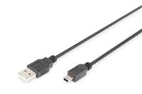 DIGITUS USB-Kabel - USB (M) bis Mini-USB, Typ B (M)