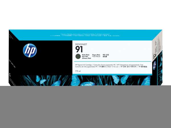 HP 91 - 775 ml - mattschwarz - original - DesignJet
