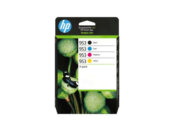 HP 953 - 4er-Pack - Schwarz, Gelb, Cyan, Magenta