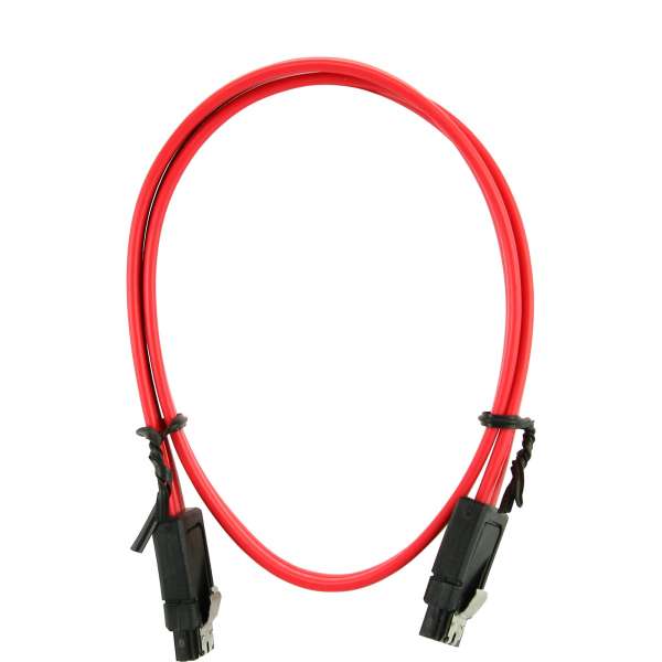 InLine SATA 6Gb/s Kabel - mit Lasche - 0,75m