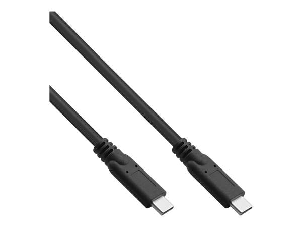 InLine USB 3.2 Gen.1x2 Kabel - USB-C Stecker/Stecker - schwarz - 5m