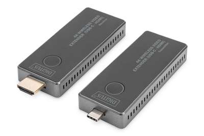 DIGITUS 4K Wireless Video Extender Set, 30 m (USB-C - HDMI), 4K/30Hz
