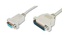 DIGITUS ASSMANN - Druckerkabel - DB-25 (M) zu DB-9 (W)