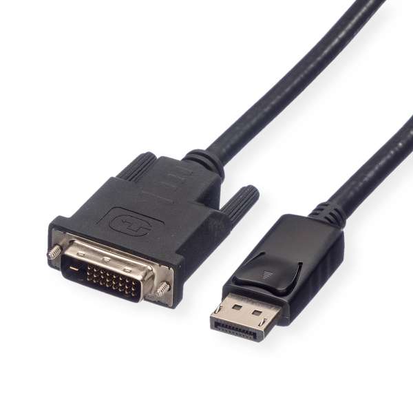 ROLINE Videokabel - DisplayPort (M) zu DVI-D (M)