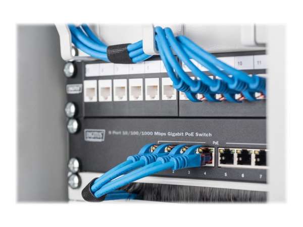 DIGITUS 10" Gigabit 8-Port Unmanaged PoE+ Switch
